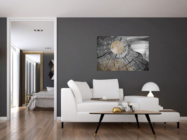 Tablou - Trunchiul copacului colaj (90x60 cm)
