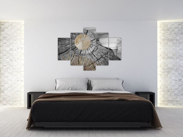 Tablou - Trunchiul copacului colaj (150x105 cm)