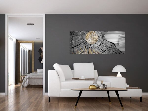 Tablou - Trunchiul copacului colaj (120x50 cm)