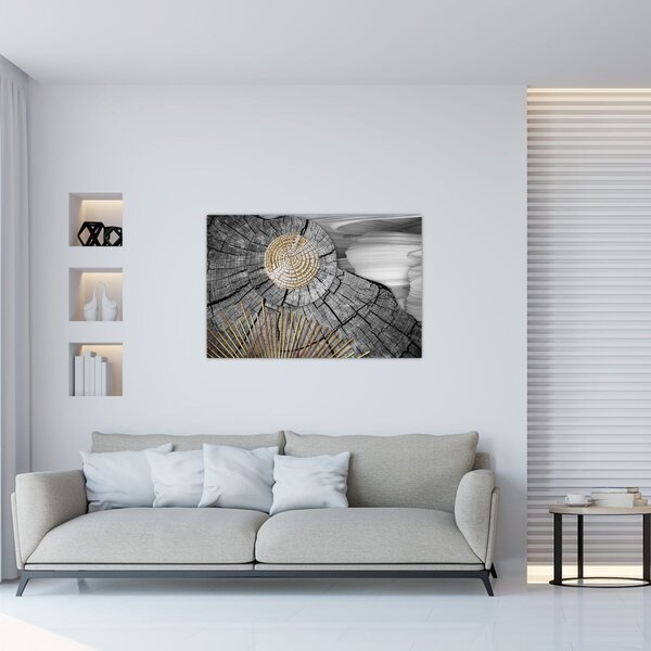 Tablou - Trunchiul copacului colaj (90x60 cm)