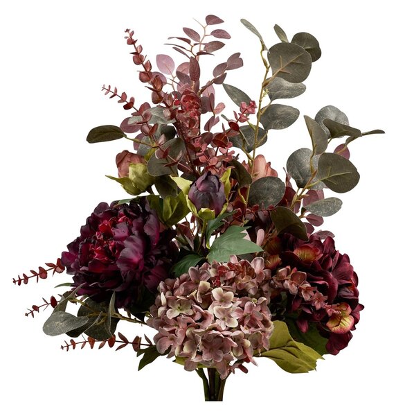 Buchet decorativ artificial Velvet, Multicolor, 30x26x60 cm