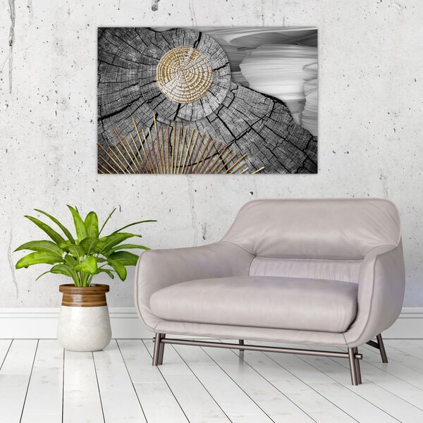 Tablou - Trunchiul copacului colaj (90x60 cm)