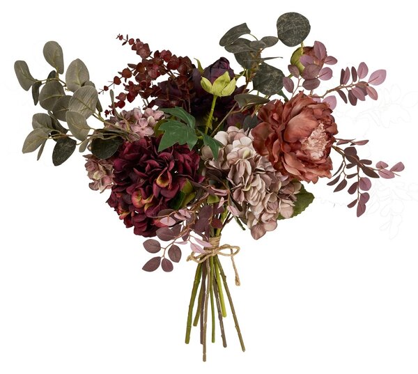 Buchet decorativ artificial Velvet, Multicolor, 30x26x60 cm