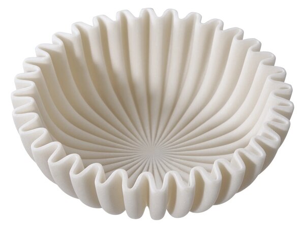 Bol decorativ, Bej, 20x20x6.5 cm