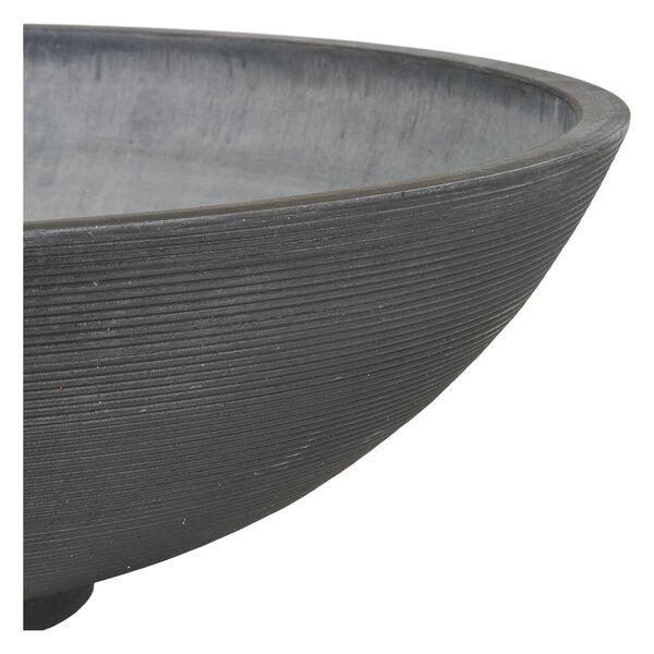 Bol decorativ Fleuriste, Gri, 60x60x16.5 cm