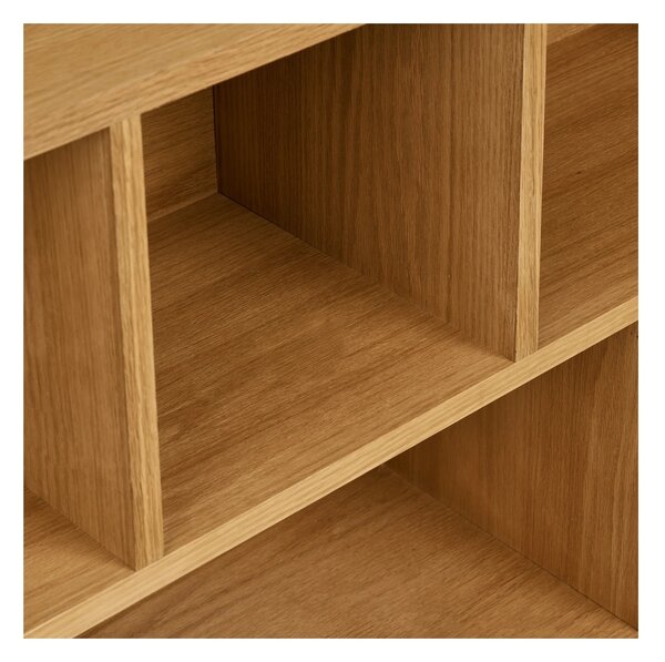 Biblioteca Oshawa, Natural, 112x30x104.5 cm