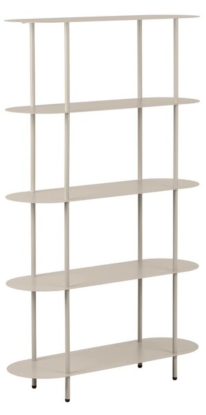 Biblioteca Rieti, Bej, 90x31x150 cm