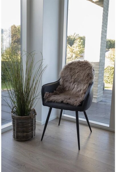 Blana artificiala decorativa de miel, Maro deschis, 85x50x6.5 cm