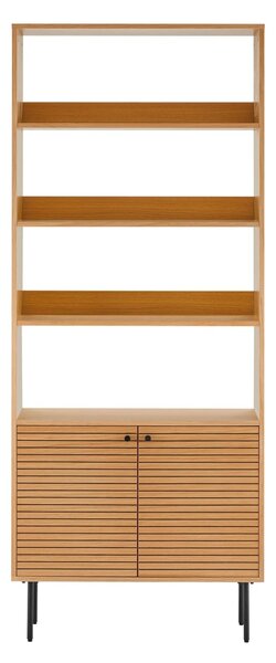 Biblioteca Kyoto, Stejar, 30x80x200 cm