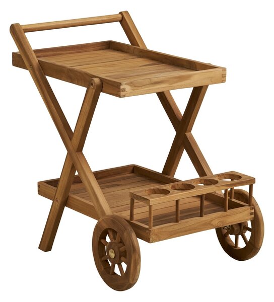Bar mobil Pasaku, Natural, 50x86x81 cm