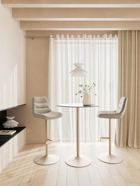 Scaun de bar Adisa V1, Bej, 95x47x52.5 cm