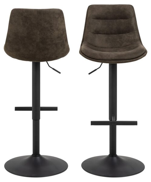 Scaun de bar Adisa V2, Gri, 95x47x52.5 cm