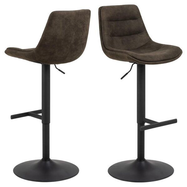 Scaun de bar Adisa V2, Gri, 95x47x52.5 cm