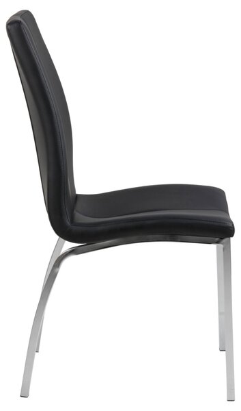 Scaun dining Asama V1, Negru, 95x43.5x57 cm