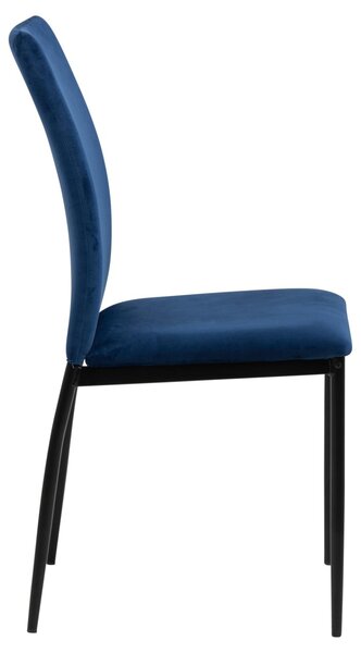 Scaun dining Demina, Albastru, 92x43.5x53 cm