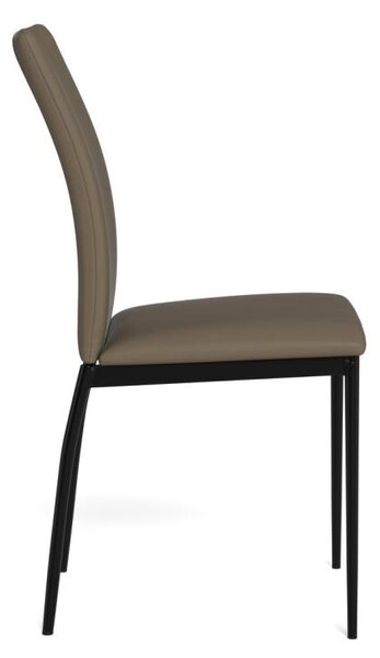 Scaun dining Demina V3, Gri, 92x43.5x53 cm