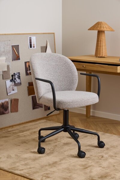 Scaun de birou Patricia, Bej, 93.5x59x50 cm