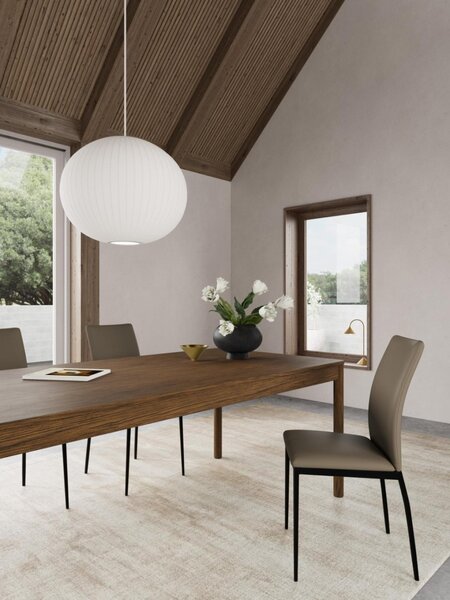 Scaun dining Demina V3, Gri, 92x43.5x53 cm