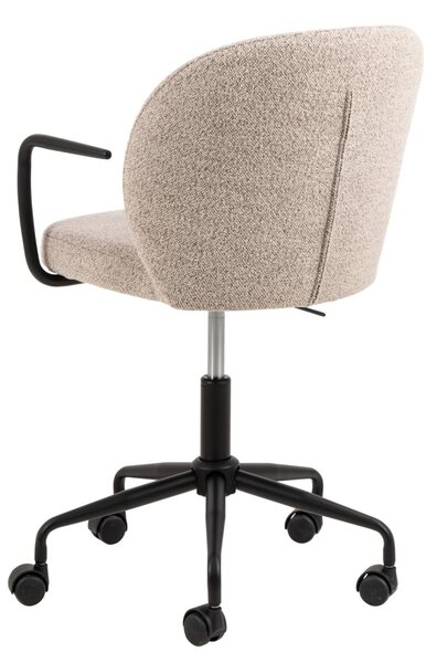 Scaun de birou Patricia, Bej, 93.5x59x50 cm