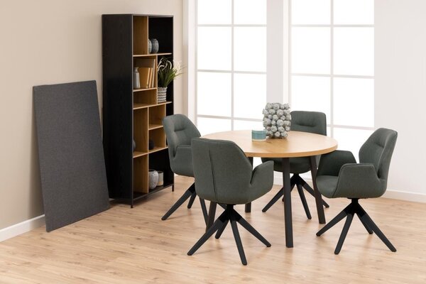 Scaun dining Aura V2, Gri, 91x60.5x58.5 cm