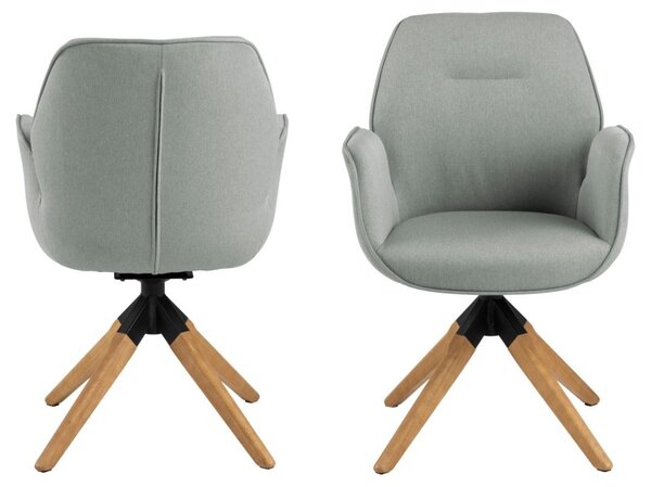 Scaun dining Aura V3, Gri, 91x60.5x58.5 cm