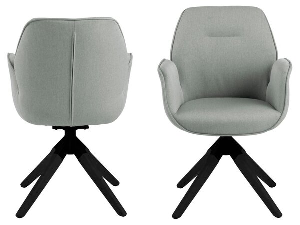 Scaun dining Aura V1, Gri, 91x60.5x58.5 cm