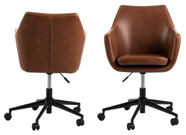 Scaun de birou Nora V1, Maro, 91x58x58 cm