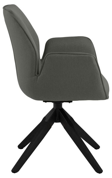 Scaun dining Aura V2, Gri, 91x60.5x58.5 cm