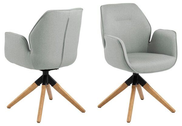 Scaun dining Aura V3, Gri, 91x60.5x58.5 cm