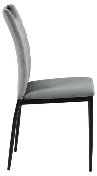 Scaun dining Dia, Gri, 91.5x43.5x53 cm