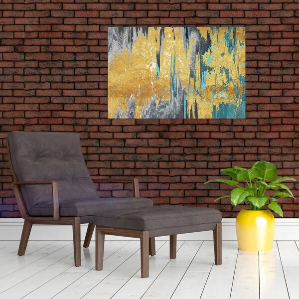 Tablou - Design auriu (90x60 cm)