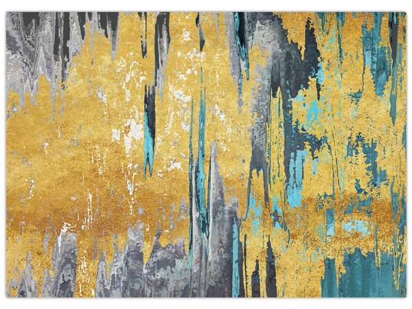 Tablou - Design auriu (70x50 cm)