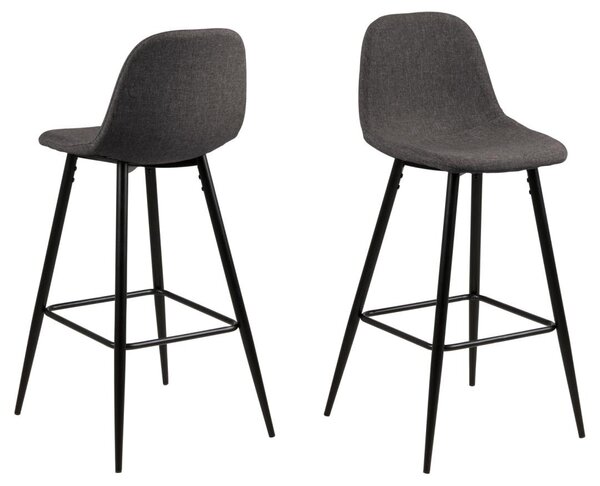 Scaun inalt Wilma, Gri, 91x43.5x48.5 cm