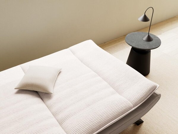 Canapea extensibila Faith V2, Bej, 91x194x98 cm