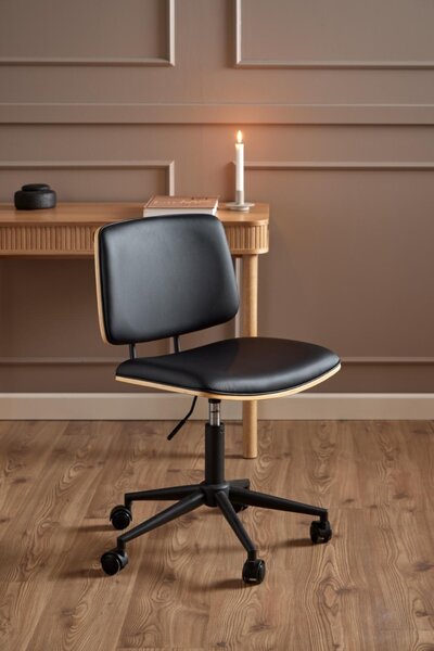 Scaun de birou Owen, Negru, 91x48.5x54 cm