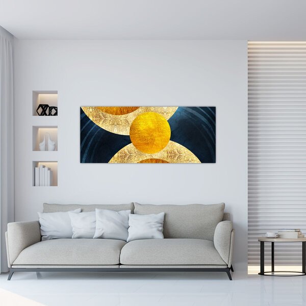 Tablou - Cercuri (120x50 cm)