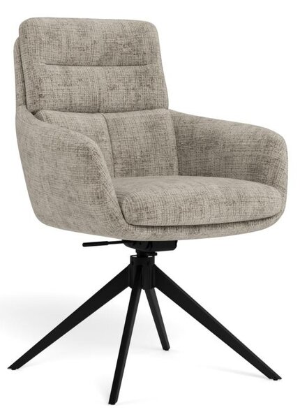 Scaun dining Roger, Gri, 90x62x67 cm