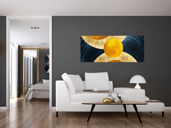 Tablou - Cercuri (120x50 cm)