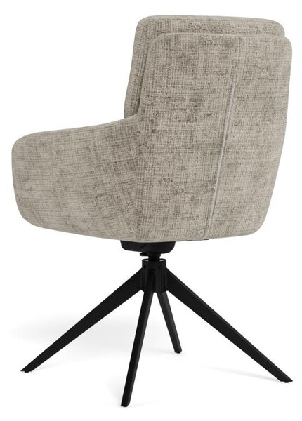 Scaun dining Roger, Gri, 90x62x67 cm