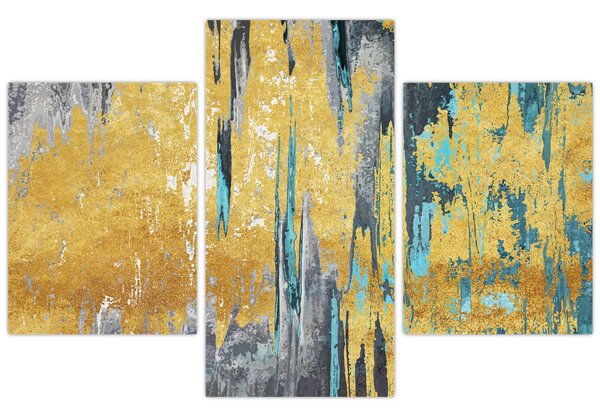 Tablou - Design auriu (90x60 cm)