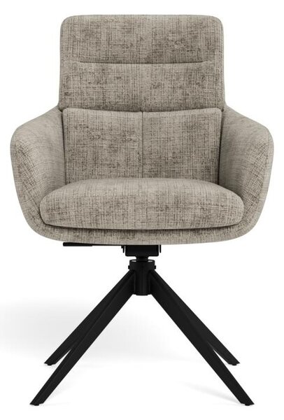 Scaun dining Roger, Gri, 90x62x67 cm