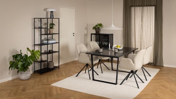 Scaun dining Aura V2, Bej, 90x62x61 cm