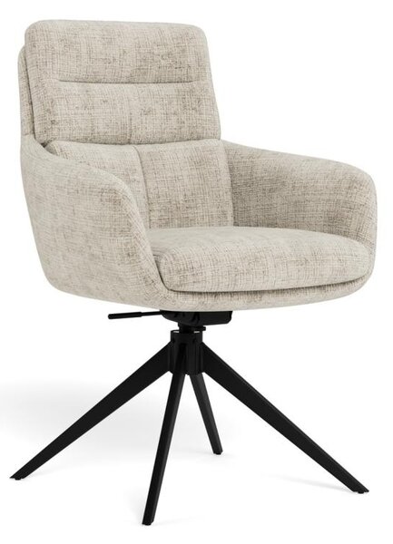 Scaun dining Roger, Bej, 90x62x67 cm