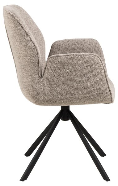 Scaun dining Aura V1, Bej, 90x62x61 cm