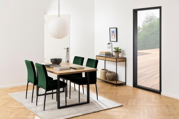 Scaun dining Demi, Verde, 90.5x45x55 cm