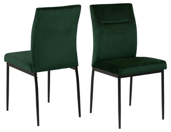 Scaun dining Demi, Verde, 90.5x45x55 cm