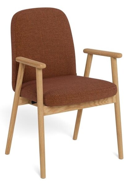 Scaun dining Calvin, Portocaliu, 88x55x60.5 cm