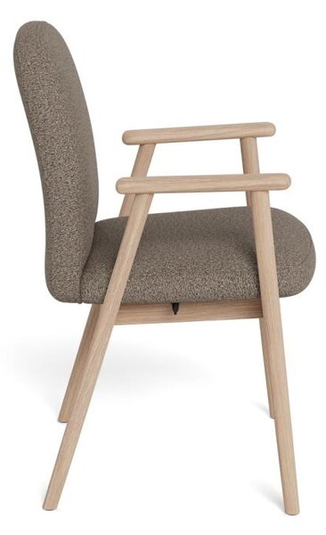 Scaun dining Calvin, Gri, 88x55x60 cm