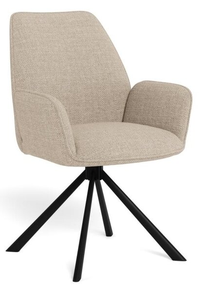 Scaun dining Glenda, Bej, 88.5x61x63 cm