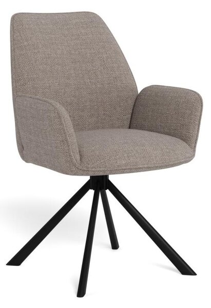 Scaun dining Glenda V2, Gri, 88.5x61x63 cm